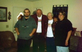 hubby, father-in-law, grandma naylor, hubby's sister